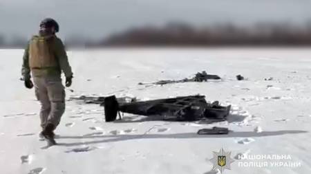 Поліція Полтавщини знешкодила ударний безпілотник «Герань-2» з протитанковими мінами на борту