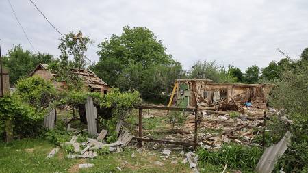 На Полтавщині ворожий обстріл зруйнував будинок, постраждала людина