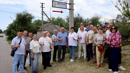 У Кобеляках встановили новий вказівник на Зінгенській вулиці