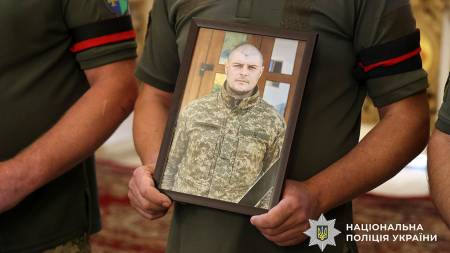 Полтава попрощалася з ветераном поліції та захисником Сергієм Валицьким