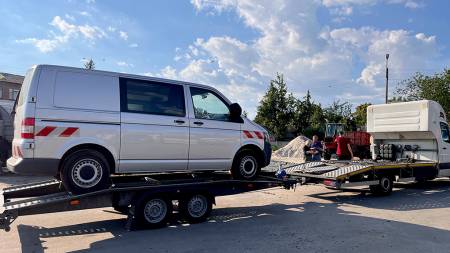 Кобеляцький «Водоканал Плюс» отримав спецавтомобіль від німецьких партнерів